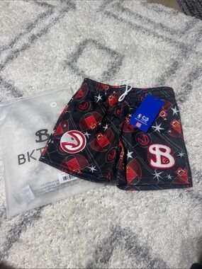 Bucketsquad bktsqd Atlanta hawks youth shorts nwt Msrp $50 youth medium